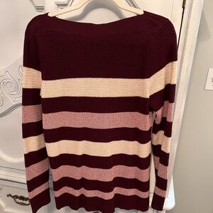 Market & Spruce Deep Red Knit Top